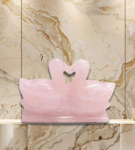Swan of Rose Quarz